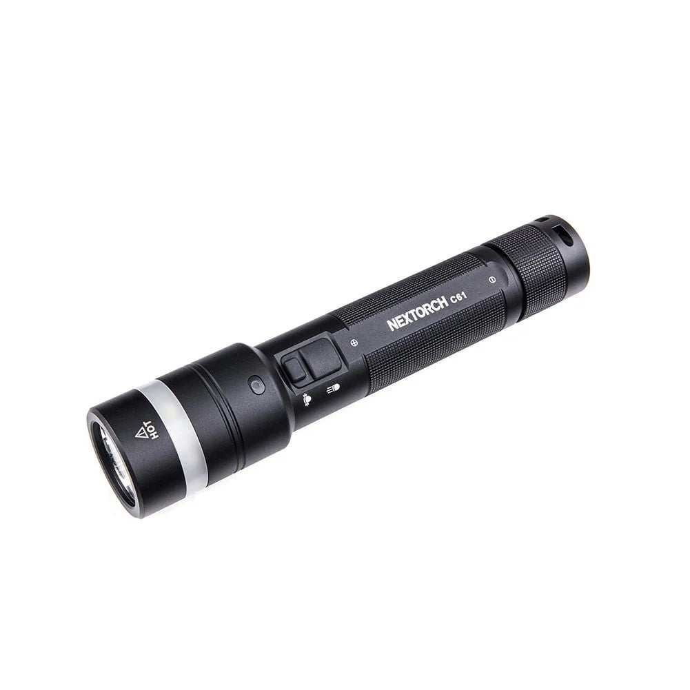 LANTERNA RECARREGÁVEL C61 DUAL BEAM – 3.500 LUMENS
