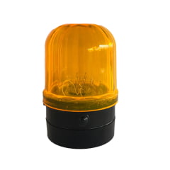 SINALIZADOR ELETRÔNICO LED PARA VIATURA COM BASE MAGNÉTICA_AMARELO